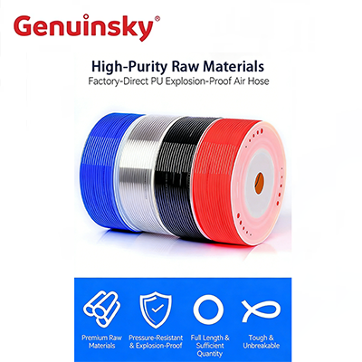 Nagy tisztaságú PU robbanásbiztos levegőtömlő